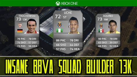 Fifa Ultimate Team Silver Squad Builder K La Liga Bbva