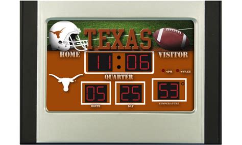 NCAA Scoreboard Alarm Clock | Groupon Goods