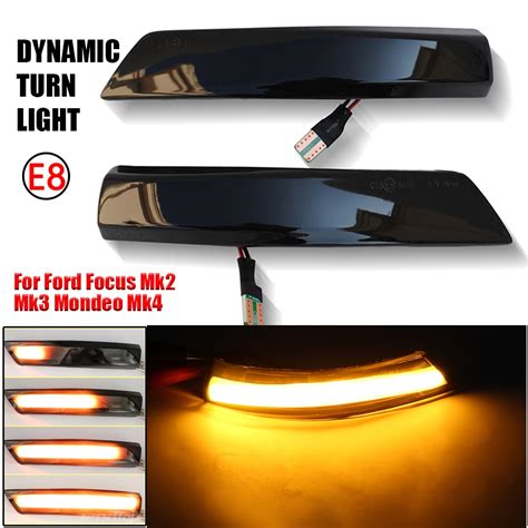 Pcs Dynamic Blinker Led Turn Signal Light Side Marker Lamp Mirror