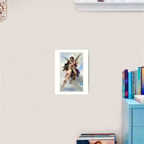 Cupid And Psyche William Adolphe Bouguereau Art Print For Sale By Forgottenbeauty Redbubble