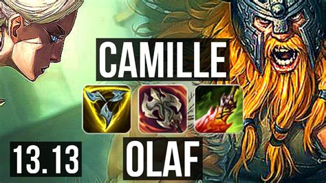 Camille Vs Olaf Top Solo Kills Rank Camille Legendary Tr