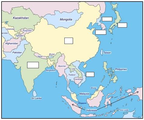 Unit 9 South And East Asia Political Map Diagram Diagram Quizlet