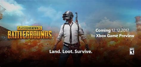 Playerunknown S Battlegrounds Comes To Xbox On December Th