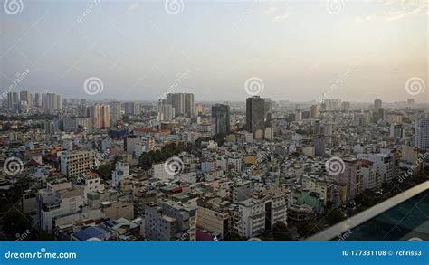 Skyline of Ho Chi Minh City at Dusk Editorial Stock Photo - Image of ...