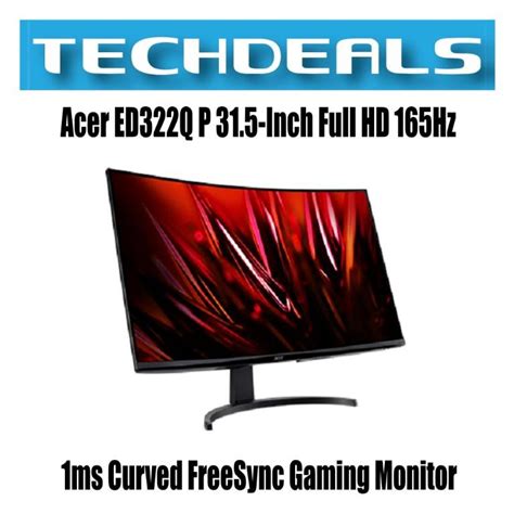 Acer Ed Q P Inch Full Hd Hz Ms Curved Freesync Gaming