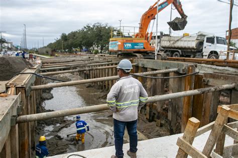 Macaé obras para drenagem das águas das chuvas avançam ErreJota