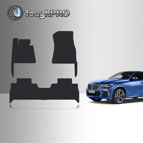 Toughpro Floor Mats Black for BMW X6 All Weather Custom Fit 2020-2024 ...