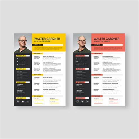 Personal Resume Template - MasterBundles