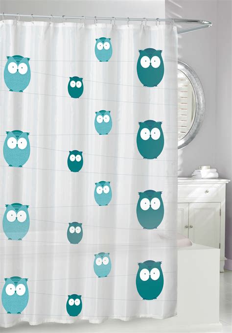 Ebern Designs Donnelle Bright Eyes Peva Single Shower Curtain Wayfair