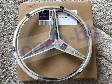 FRONT GRILLE CHROME STAR BADGE For MERCEDES A C B GLA GLK CLA SLK CLS E