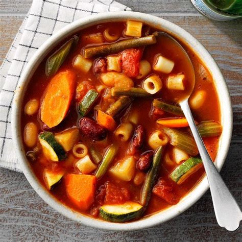 Hearty Minestrone Soup Recipe How To Make It Taste Of Home