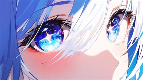 Anime eyes illustration | AI-generated image