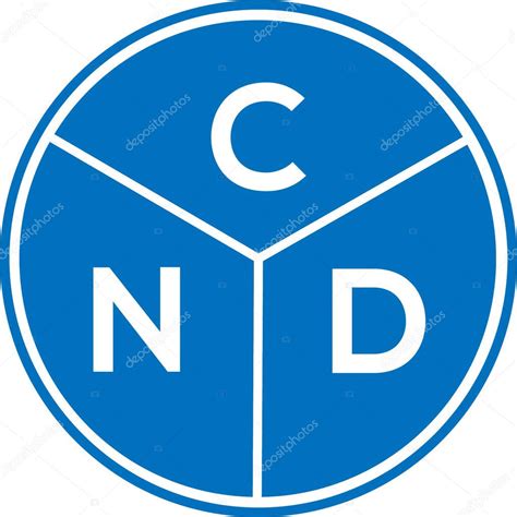 Diseño del logotipo de la letra CND CND monograma iniciales letra logo