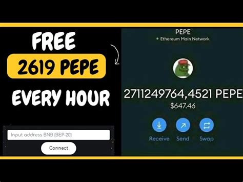 Claim Free Pepe Token Every Minutes On Cryptoearn See My