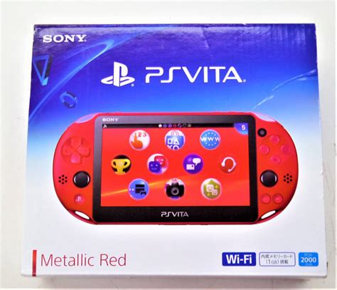 ヤフオク Psvita 本体 メタリックレッド Sony Playstation