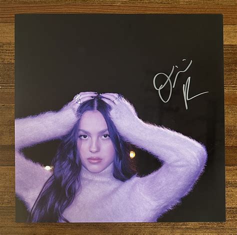 Olivia Rodrigo GUTS White Vinyl LP & Signed Picture Autograph PSA DNA Certified | Autographia