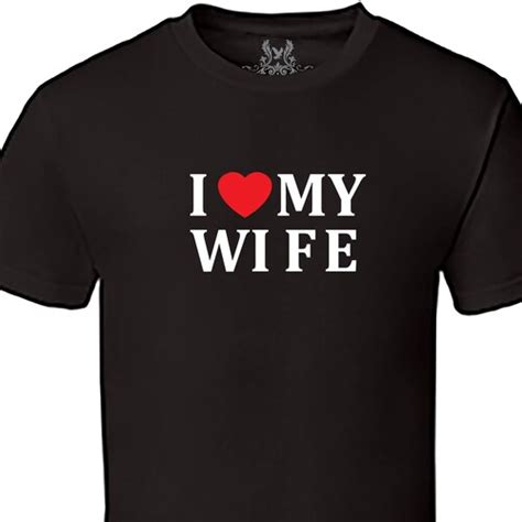 I Love My Tattooed Husband Womens T Shirt Item 1638 Etsy