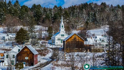 Scenic Vermont Photography - Winter time in Waits River Vermont.