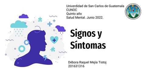 Signos Y S Ntomas De La Salud Mental Raquel Mej A Udocz