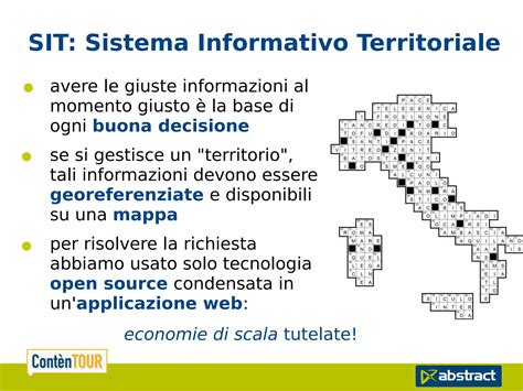 Opensource Per Un Sistema Informativo Territoriale Ppt