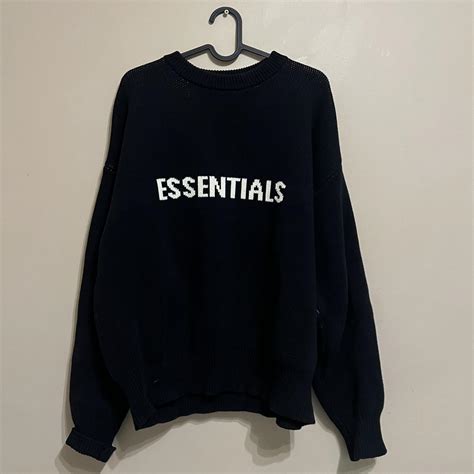 Essentials knit sweater, purchased from secrete... - Depop