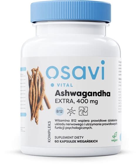 Suplement Diety Osavi Ashwagandha Extra 400mg 60 Vkaps Sklep Empik