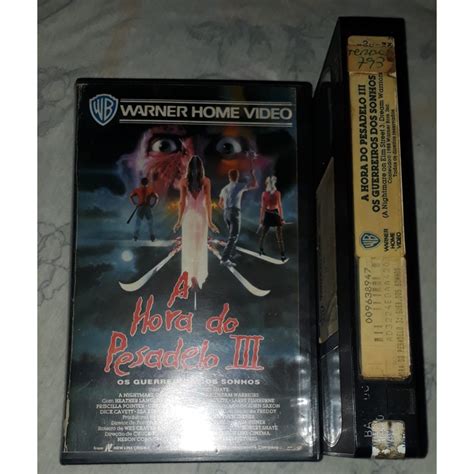 Vhs A Hora Do Pesadelo 3 Shopee Brasil