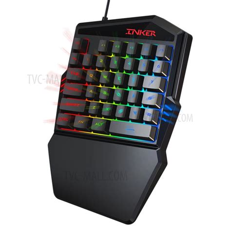 Best Discount Of Inker K One Handed Multi Color Backlight Gaming