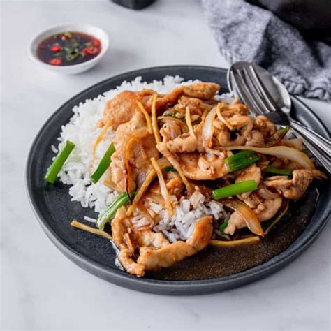 Ginger Chicken Stir Fry