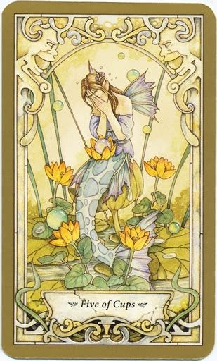 Lá 5 of Cups Mystic Faerie Tarot 2025