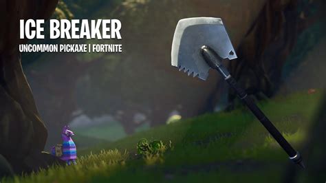 Ice Breaker Pickaxe Uncommon Pickaxe Fortnite YouTube