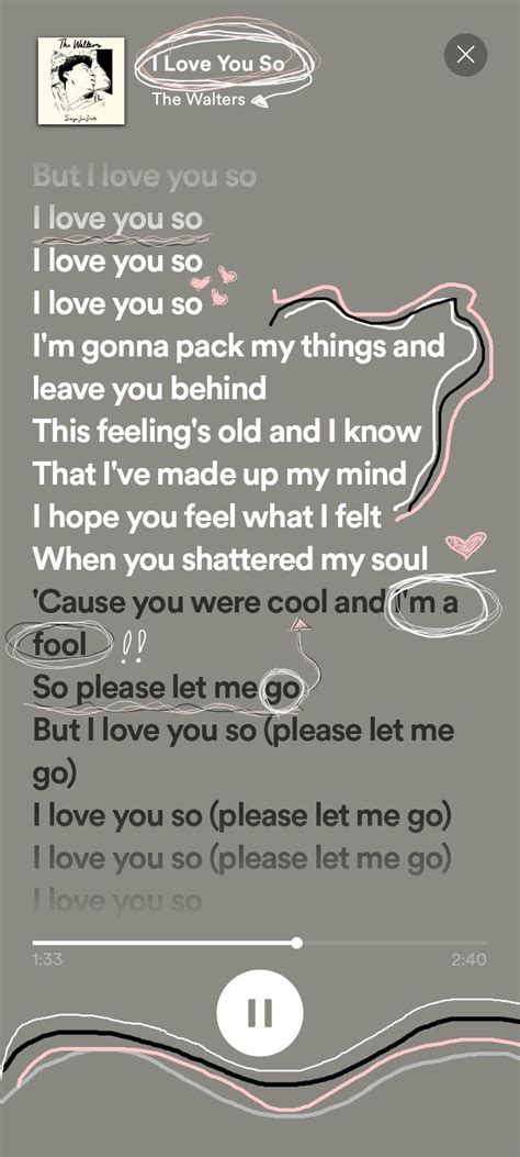 I Love You So Lyrics Spottify Pretty Lyrics Song Lyrics Wallpaper Just Lyrics