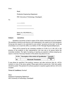 Fillable Online Pec Ac From Production Engineering Department PEC