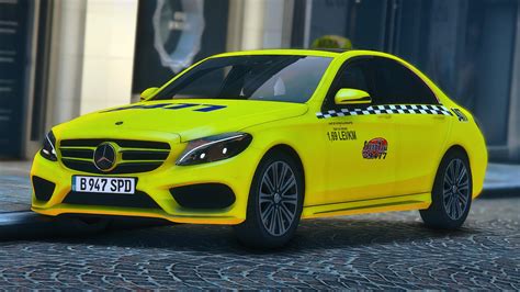 Mercedes Benz C Class W Romanian Speed Taxi Gta Mods