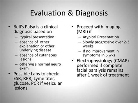 Ppt Bells Palsy Powerpoint Presentation Free Download Id5562662