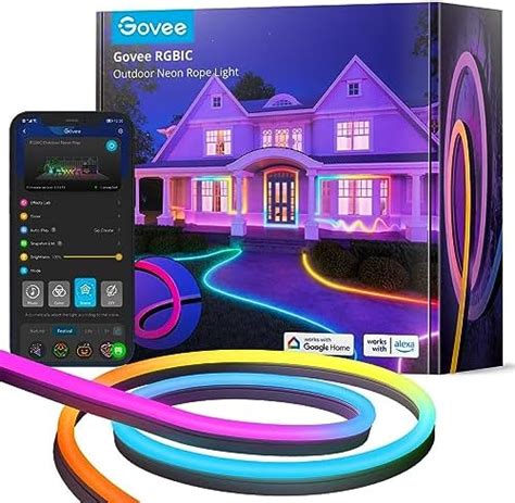 Govee Permanent Outdoor Lights Pro Ft With Outdoor Lights Rgbic