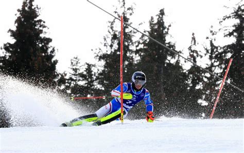 Ski alpin Mondiaux juniors Slalom garçons le Suisse Lenz Haechler