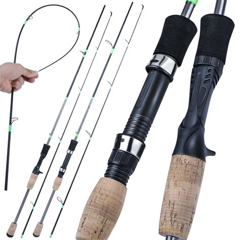 Sougayilang Flexible Fishing Rods Spinning/Casting Rods Lightweight ...