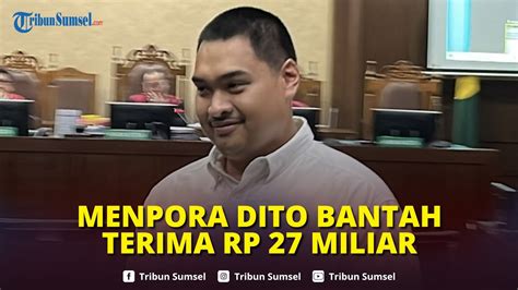 Menpora Dito Ariotedjo Bantah Terima Uang Korupsi Rp 27M Proyek BTS