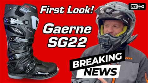 First Look Gaerne Sg Mx Boot With Manybikes Youtube