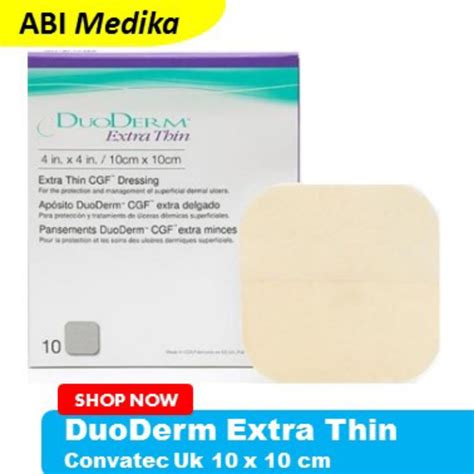 Jual DuoDerm Extra Thin 10x10 Cm Shopee Indonesia