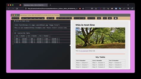 Free Open Source Markdown Editor With Wysiwyg Controls And Live