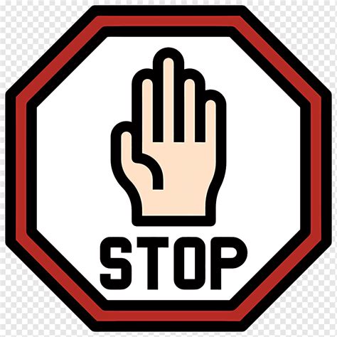 senal de stop ilustracion de senal de stop png pngwing