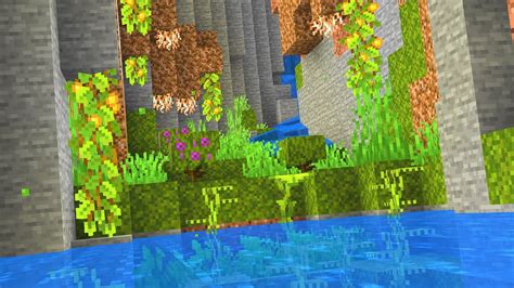 How To Find And Harvest Lush Cave Blocks In Survival Minecraft Youtube