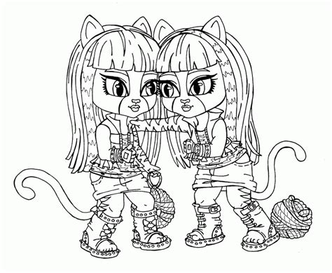 Monster High Baby Operetta Coloring Pages