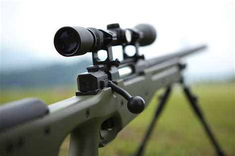 Hd Wallpaper Green Brown And Black Sniping Rifle Weapons Optics