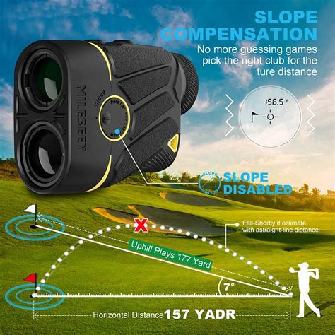 Huepar Sport Laser Rangefinder For Golf Hunting Yards Off