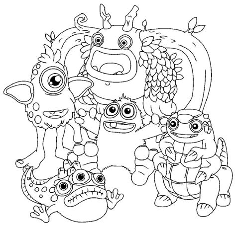 Coloring Pages My Singing Monsters Coloring Pages