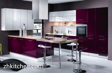 Modular High Gloss UV Kitchen Designs At ZHKitchen