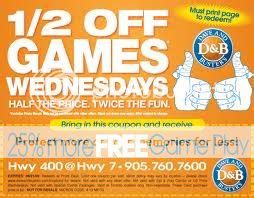 Dave and Busters Coupons